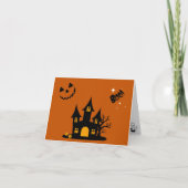 Halloween Themed Baby Shower Invite サンキューカード (正面)