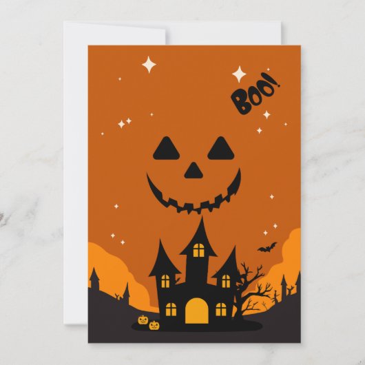 Halloween Themed Baby Shower Invite 招待状 (正面)