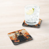 Halloween themed for Cat Lovers with candies コースター (右側)