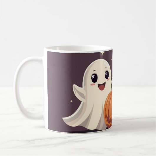 Halloween themed mug コーヒーマグカップ (左)