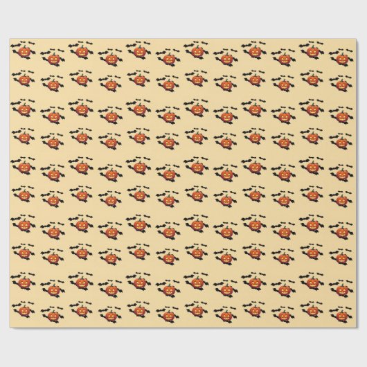 Halloween themed wrapping paper ラッピングペーパー (フラット)