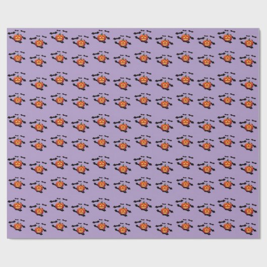 Halloween themed wrapping paper ラッピングペーパー (フラット)