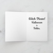 Halloween themed Xmas Card カード (内部)