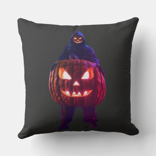halloween Throw Pillow クッション (裏面)