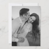 Halloween Till Death Do Us Part Bridal Shower 招待状 (裏面)