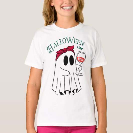 Halloween Time Spooky Tシャツ (正面)