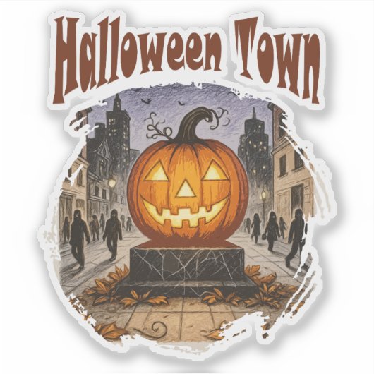 Halloween Town シール (正面)