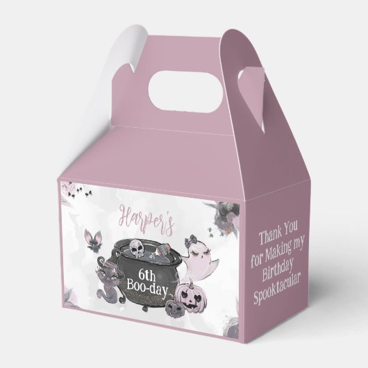 Halloween Treat Box  フェイバーボックス (正面サイド)