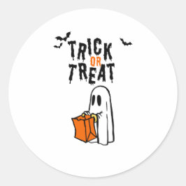 Halloween Trick Or Treat  ラウンドシール