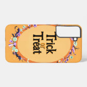 Halloween Trick or Treat Candy Design Samsung Galaxyケース (裏面横)