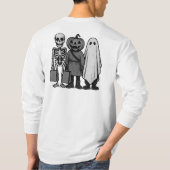 Halloween Trick or Treat Crew Tシャツ (裏面)