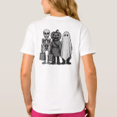 Halloween Trick or Treat Crew Tシャツ (裏面)