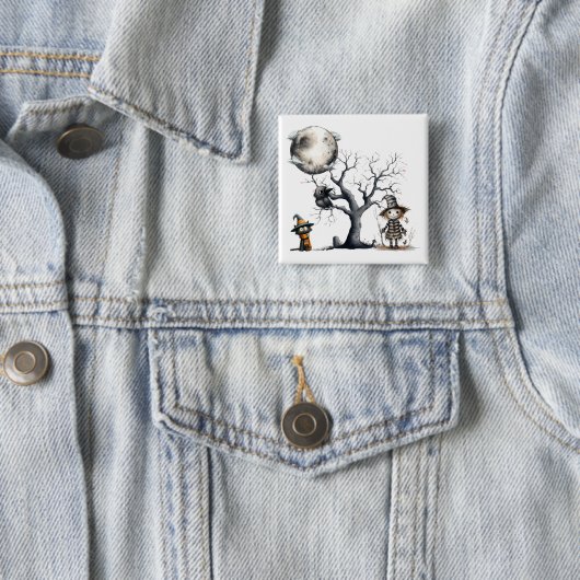 Halloween Trick or Treat with Fun Characters  缶バッジ (インサイチュ)