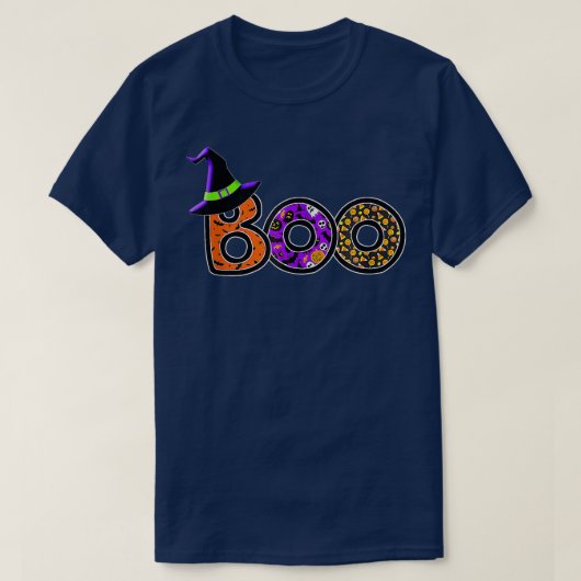 Halloween Trick Treat Boo  Tシャツ (デザイン正面)