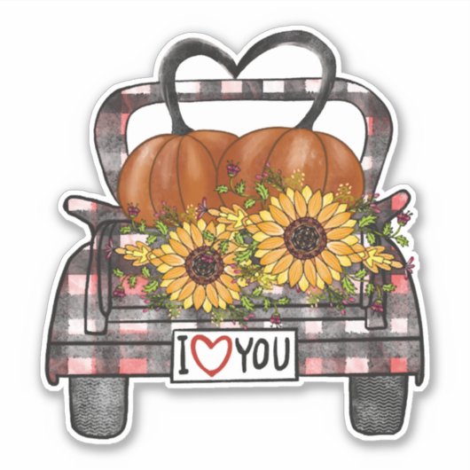 Halloween Truck シール (正面)