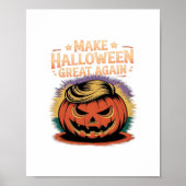 Halloween Trumpkin Design ポスター (正面)
