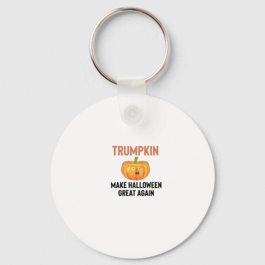 Halloween Trumpkin – Funny Pumpkin Graphic for Hal キーホルダー (正面)