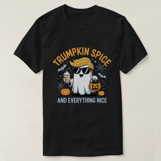 Halloween Trumpkin Spice and Everything Ice  Tシャツ (デザイン正面)