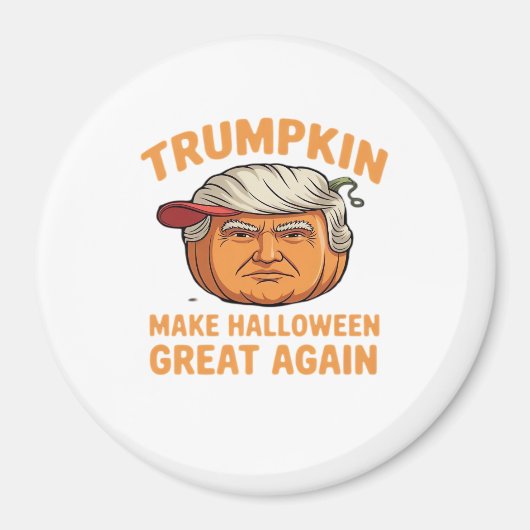 Halloween Trumpkin – Spooky Parody Quote for Hallo マグネット (正面)