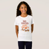 Halloween Tshirt No Tricks Just Treats Tシャツ (正面フル)