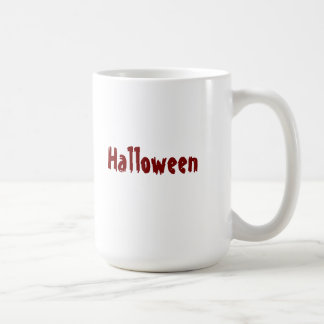 Halloween Two tone Deep and Bright Red Spooky-Cups コーヒーマグカップ