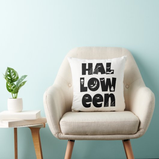 Halloween Typography クッション (椅子)