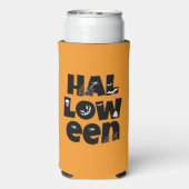 Halloween Typography スリム缶クーラー (Seltzer裏面)