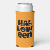 Halloween Typography スリム缶クーラー (Seltzer正面)