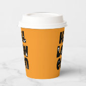 Halloween Typography 紙コップ (左)