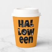 Halloween Typography 紙コップ (裏面)