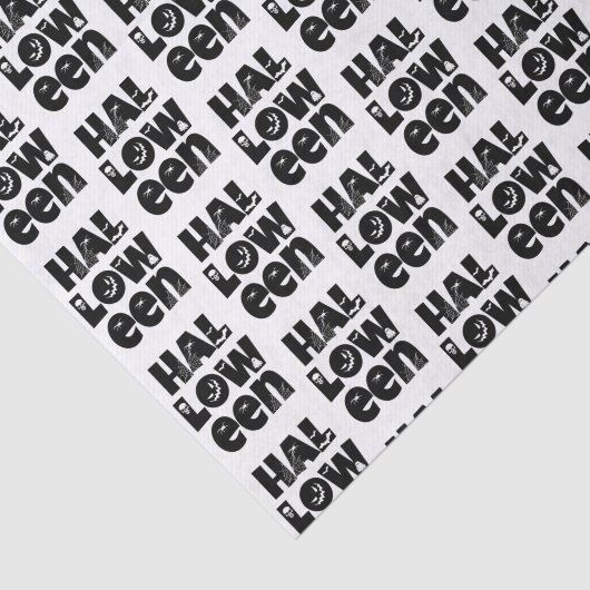 Halloween Typography 薄葉紙 (詳細)