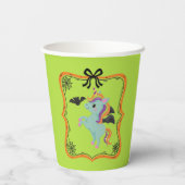 Halloween Unicorn 紙コップ (裏面)