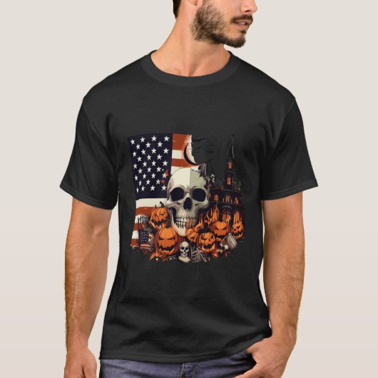 Halloween usa United states Tシャツ (正面)