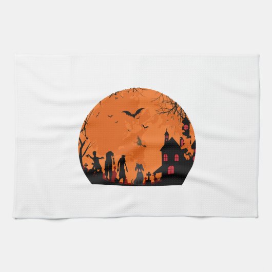 halloween vector        キッチンタオル (横)
