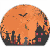 halloween vector        シール (正面)