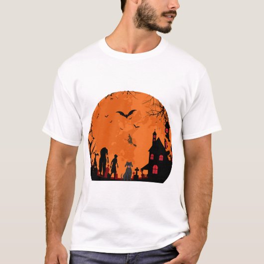halloween vector tシャツ (正面)