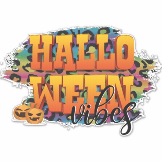 Halloween vibes   シール (正面)