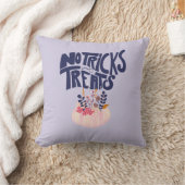 Halloween Vibes Kissen • No Tricks, Just Treats クッション (ブランケット)