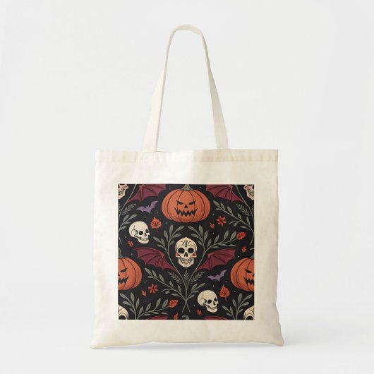Halloween Vibes Pattern トートバッグ (正面)