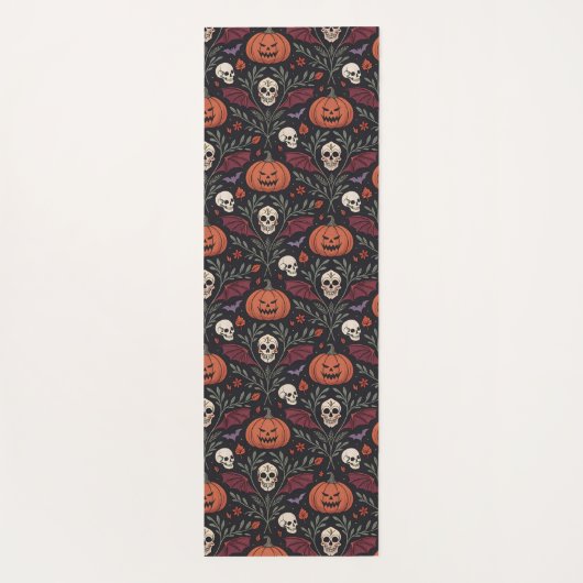 Halloween Vibes Pattern ヨガマット (裏面)
