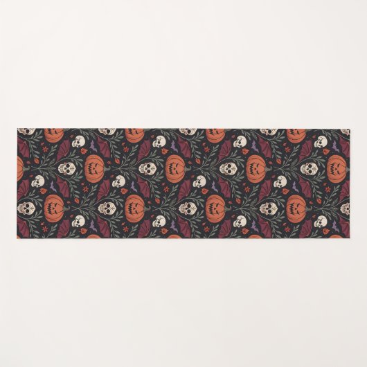 Halloween Vibes Pattern ヨガマット (正面(横))