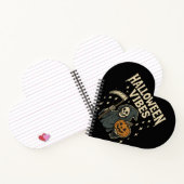 Halloween Vibes Reaper - Black Spiral ノートブック (内部)