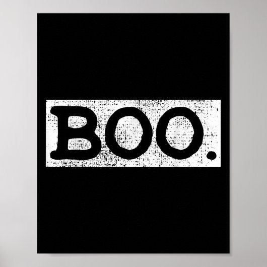 Halloween Vintage Boo Funny Gift  ポスター (正面)