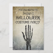 Halloween vintage costume party 招待状 (正面)