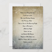 Halloween vintage costume party 招待状 (裏面)