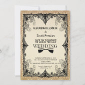 Halloween vintage wedding Invitation 招待状 (正面)
