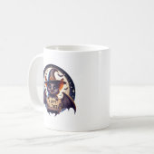 Halloween Vleermuis コーヒーマグカップ (正面左)