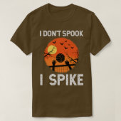 Halloween Volleyball Player Spike Game Sport Net Tシャツ (デザイン正面)
