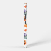 Halloween Watercolor Pumpkin Pattern Samsung Galaxyケース (右側面)