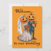 Halloween Wedding  招待状 (正面)
